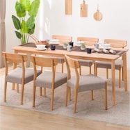 抗菌防臭・抗ウイルス加工済み ダイニングテーブル5点セット(DTアルナスDF180/ダイニングチェアアルナス)