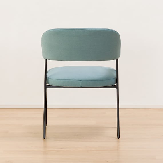 肘付きダイニングチェア(イジー2 BL) 10枚目画像