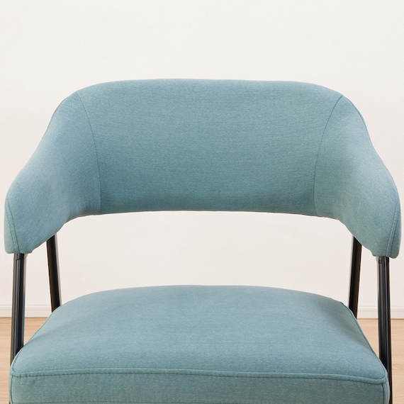 肘付きダイニングチェア(イジー2 BL) 11枚目画像