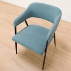 肘付きダイニングチェア(イジー2 BL) 14枚目画像