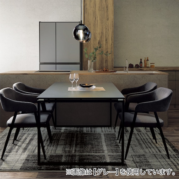 肘付きダイニングチェア(イジー2 BL) 20枚目画像