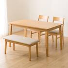 ダイニングテーブル4点セット(4LEG SI01 G 135I/SI01A/ベンチSI01 LBR) 9枚目画像