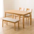 ダイニングテーブル4点セット(4LEG SI01 G 135I/SI01A/ベンチSI01 LBR) 9枚目画像