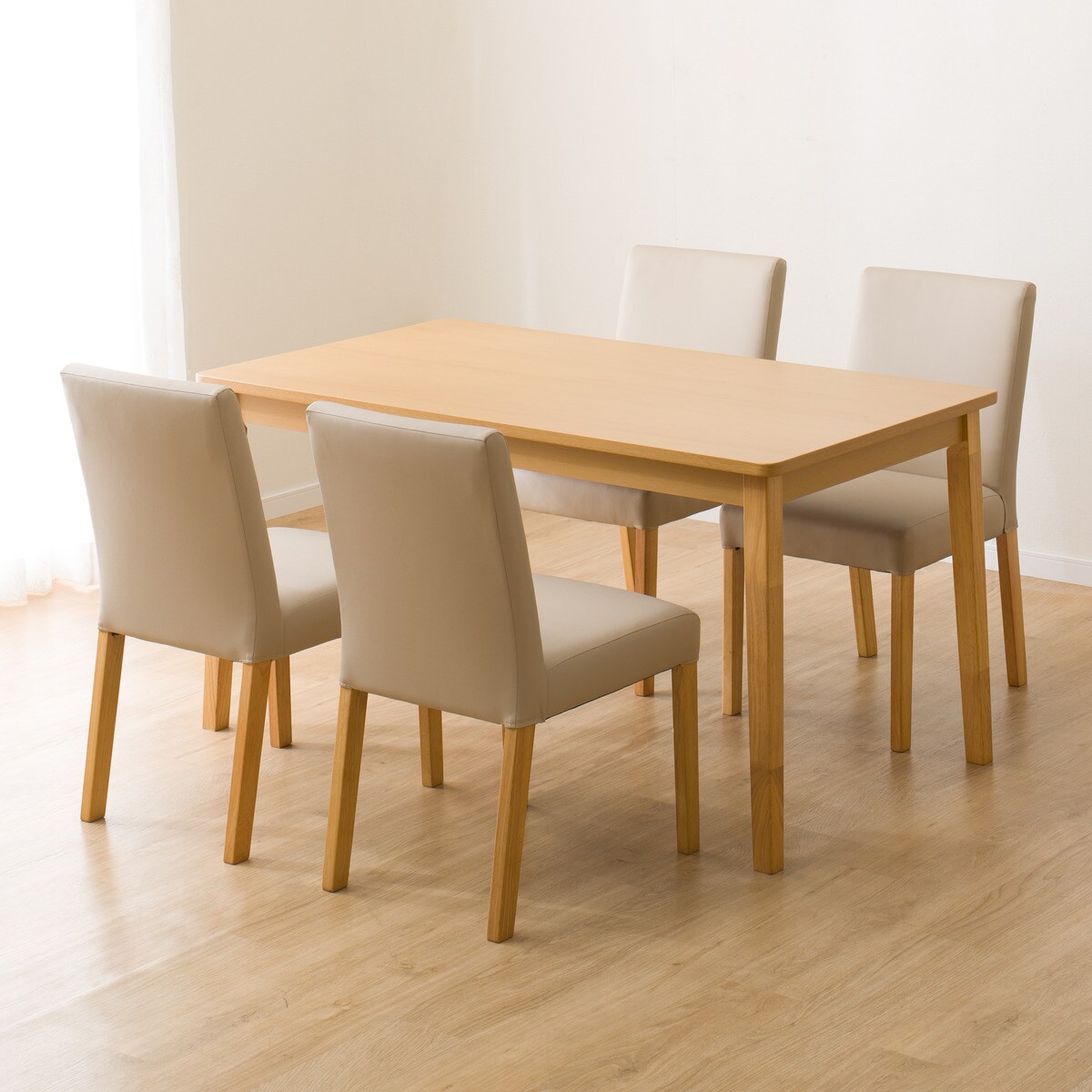 ダイニングテーブル5点セット(4LEG SI01 G 135I/SI01B LBR) | ニトリ