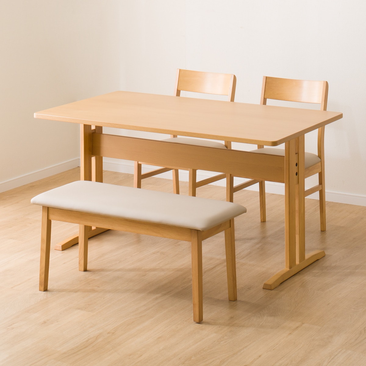 ダイニングテーブル4点セット(TLEG SI01 G 135I/SI01A/ベンチSI01 LBR