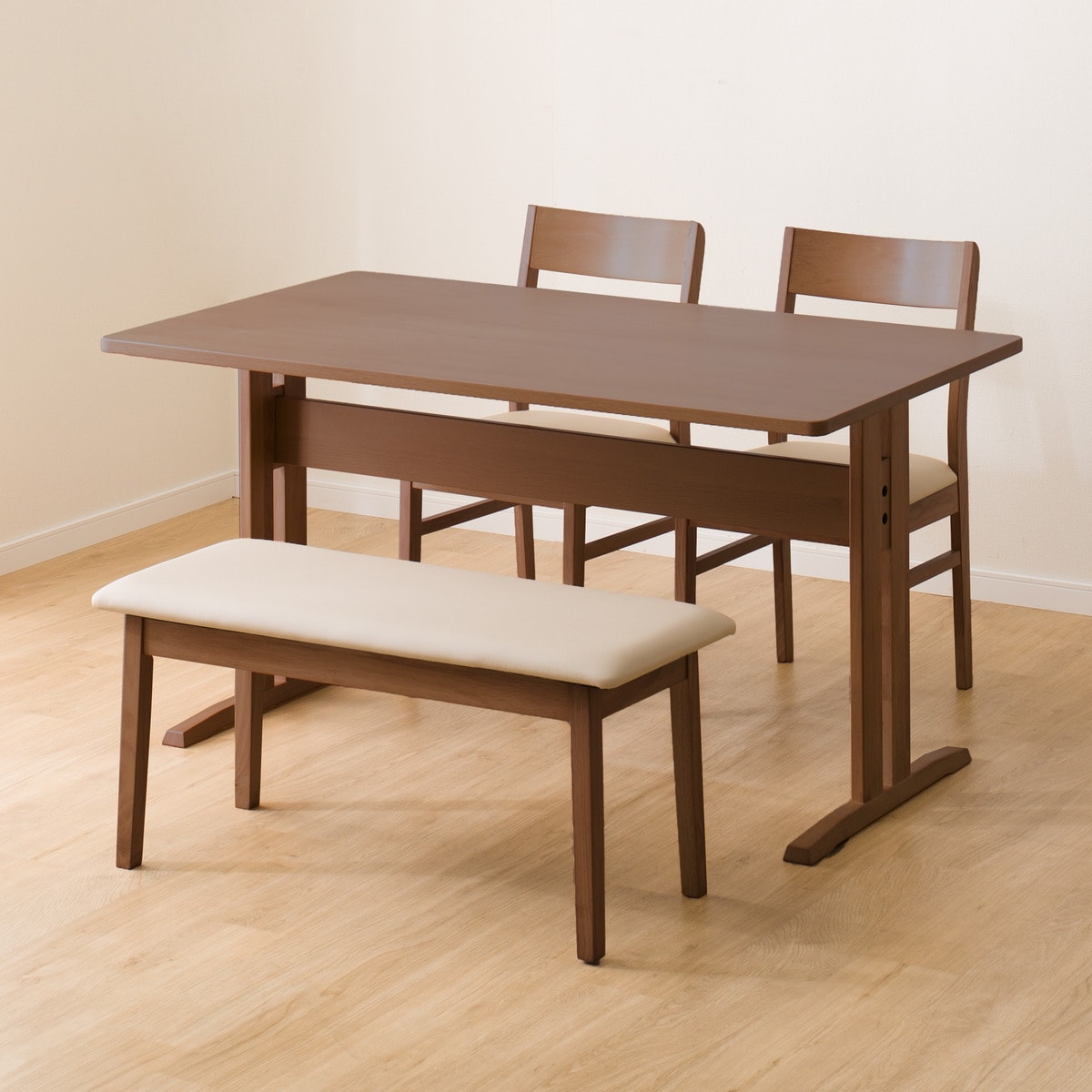 ダイニングテーブル4点セット(TLEG SI01 G 135I/SI01A/ベンチSI01 MBR