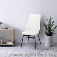 ダイニングチェア(YA342回転 PVC IV/GY)