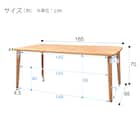 ダイニングテーブル(NコレクションT-05 165 NA) 15枚目画像
