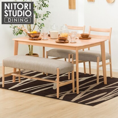 ダイニングテーブル4点セット Nコレクションt 01 C 34 ベンチb 34 通販 ニトリネット 公式 家具 インテリア通販
