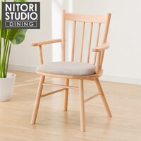 ダイニングチェア(NコレクションC-41肘付きNA/DR-BE)
