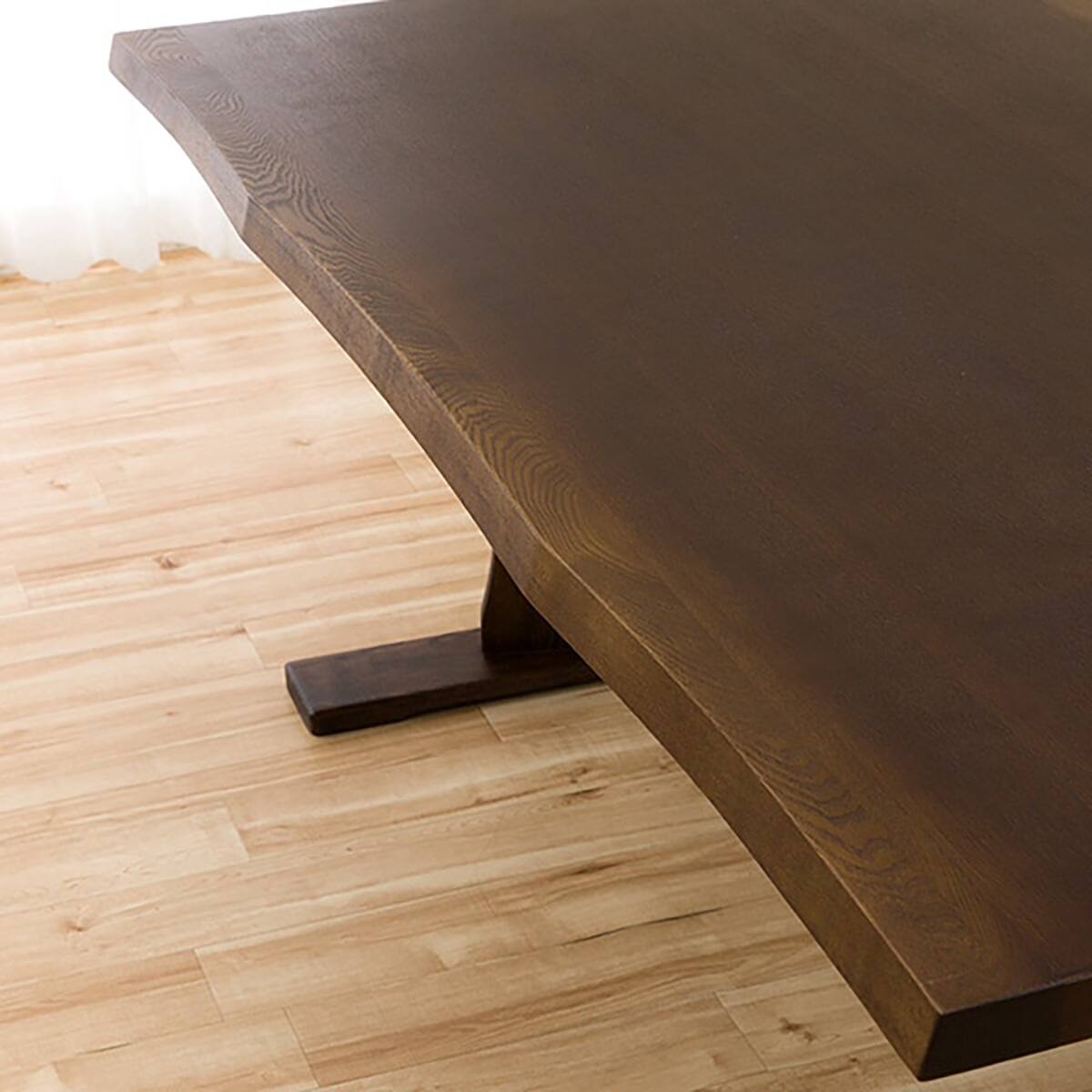 ニトリ ラウンドテーブル DT COLUNA WALNUT ニトリ（NITORI） ダイニングテーブル(コルーナ ウォルナット