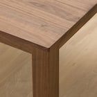 ダイニングテーブル5点セット(DT Nコネクト135 MBR/DCコネクト 板座 MBR) 6枚目画像