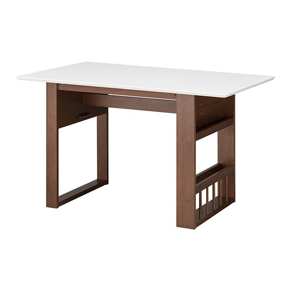 【専用】美品☆伸長式ダイニングテーブル(ロピア2 WH/MBR) 伸長式ダイニングテーブル(ロピア2 WH/MBR) | ニトリネット