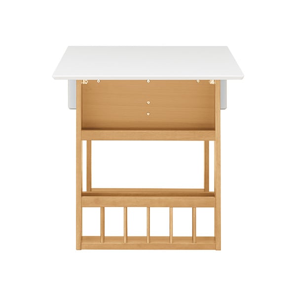 伸長式ダイニングテーブル4点セット(DTロピア2WH LBR/DCロピア2