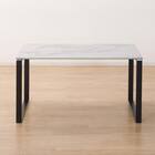 ダイニングテーブル5点セット(DTセーラル135 WH/DCイジー2 GY) 15枚目画像