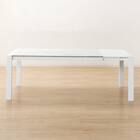 セラミックEXT伸長式ダイニングテーブル(160/200WH ES01) 4枚目画像