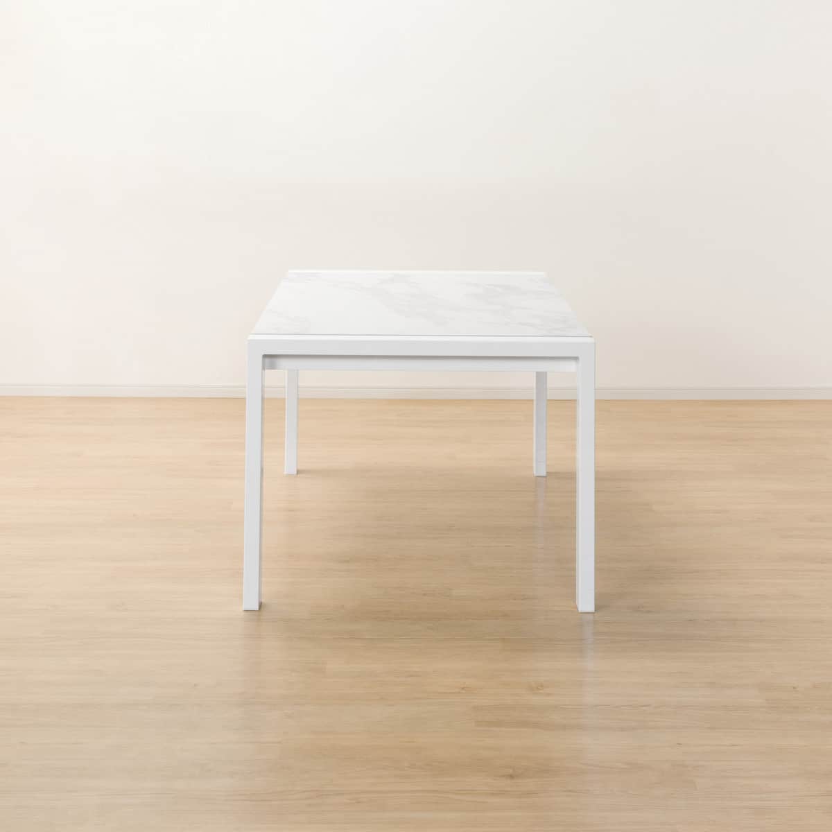 伸長式セラミックダイニングテーブル (ES01 EXT 160/200 WH) | ニトリ