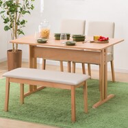 ダイニングテーブル4点セット(TLEG SI01 S/SI01B/ベンチSI01)