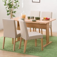 ダイニングテーブル5点セット(TLEG SI01 S/SI01B)