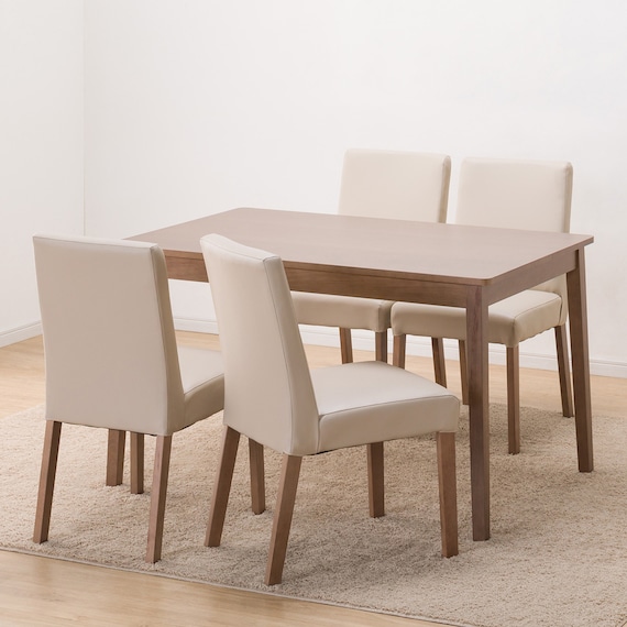 ダイニングテーブル5点セット(4LEG SI01 S 120/SI01B MBR) 2枚目画像