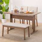 ダイニングテーブル4点セット(TLEG SI01 S 120/SI01B/ベンチSI01 MBR) 1枚目画像