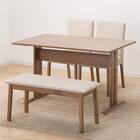 ダイニングテーブル4点セット(TLEG SI01 S 120/SI01B/ベンチSI01 MBR) 2枚目画像