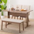 ダイニングテーブル4点セット(TLEG SI01 S 120/回転式SI01B/ベンチSI01 MBR) 1枚目画像