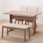 ダイニングテーブル4点セット(TLEG SI01 S 120/回転式SI01B/ベンチSI01 MBR) 2枚目画像