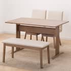 ダイニングテーブル4点セット(TLEG SI01 S 120/回転式SI01B/ベンチSI01 MBR) 2枚目画像