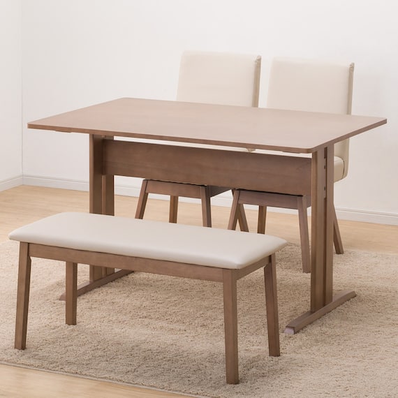 ダイニングテーブル4点セット(TLEG SI01 S 120/回転式SI01B/ベンチSI01 MBR) 2枚目画像