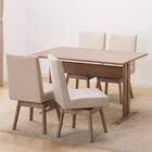 ダイニングテーブル5点セット(TLEG SI01 S 120/回転式SI01B MBR) 2枚目画像