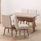 ダイニングテーブル5点セット(TLEG SI01 S 120/回転式SI01B MBR) 2枚目画像