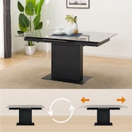 伸長式セラミックダイニングテーブル(140/179 TJ201)