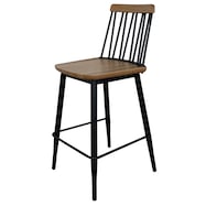 天然木ニレ無垢集成材 カウンターチェア