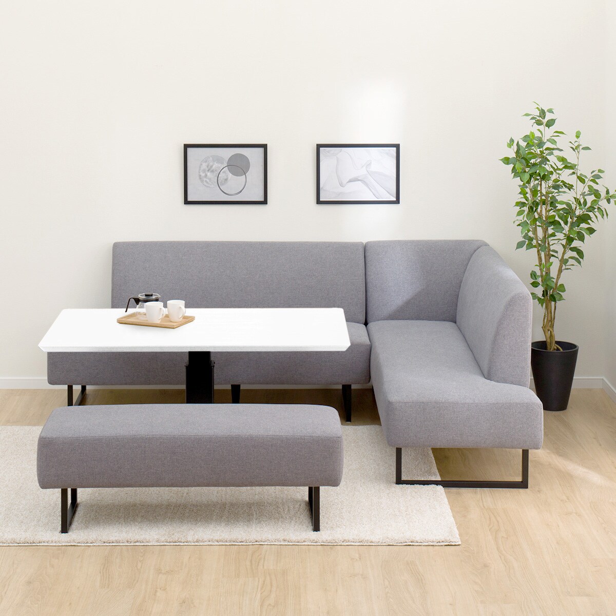 ダイニングソファ① セット販売1/2 ソファー ダイニングセット LDソファー リビングダイニング