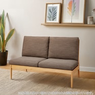 2人掛けリビングダイニングソファ 布張りタイプ (HA302)