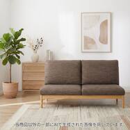 2人掛けリビングダイニングソファ 布張りタイプ (HA302)