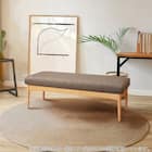 リビングダイニングベンチ(HA302 LBR/BR) 1枚目画像