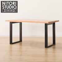 ダイニングテーブル (Nコレクション T-06U 135 NA/BK)