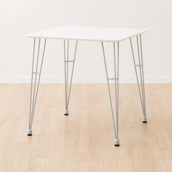 ダイニングテーブル(クーボ3 70 WH/SI) 1枚目画像