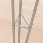 ダイニングテーブル(クーボ3 70 WH/SI) 6枚目画像