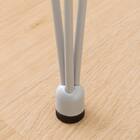 ダイニングテーブル(クーボ3 70 WH/SI) 7枚目画像