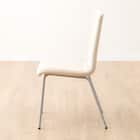 ダイニングチェア (クーボ3 布 BE/SI) 3枚目画像