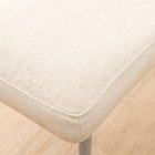 ダイニングチェア (クーボ3 布 BE/SI) 7枚目画像