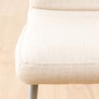 ダイニングチェア (クーボ3 布 BE/SI) 8枚目画像