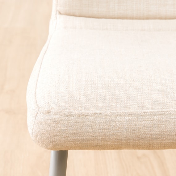 ダイニングチェア (クーボ3 布 BE/SI) 8枚目画像