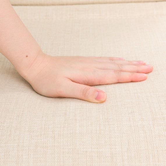 ダイニングチェア (クーボ3 布 BE/SI) 12枚目画像