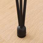 ダイニングテーブル3点セット(DTクーボ3-70MBRBK/DCクーボ3布BESI) 8枚目画像