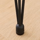 ダイニングテーブル3点セット(DTクーボ3-70MBRBK/DCクーボ3布BESI) 8枚目画像