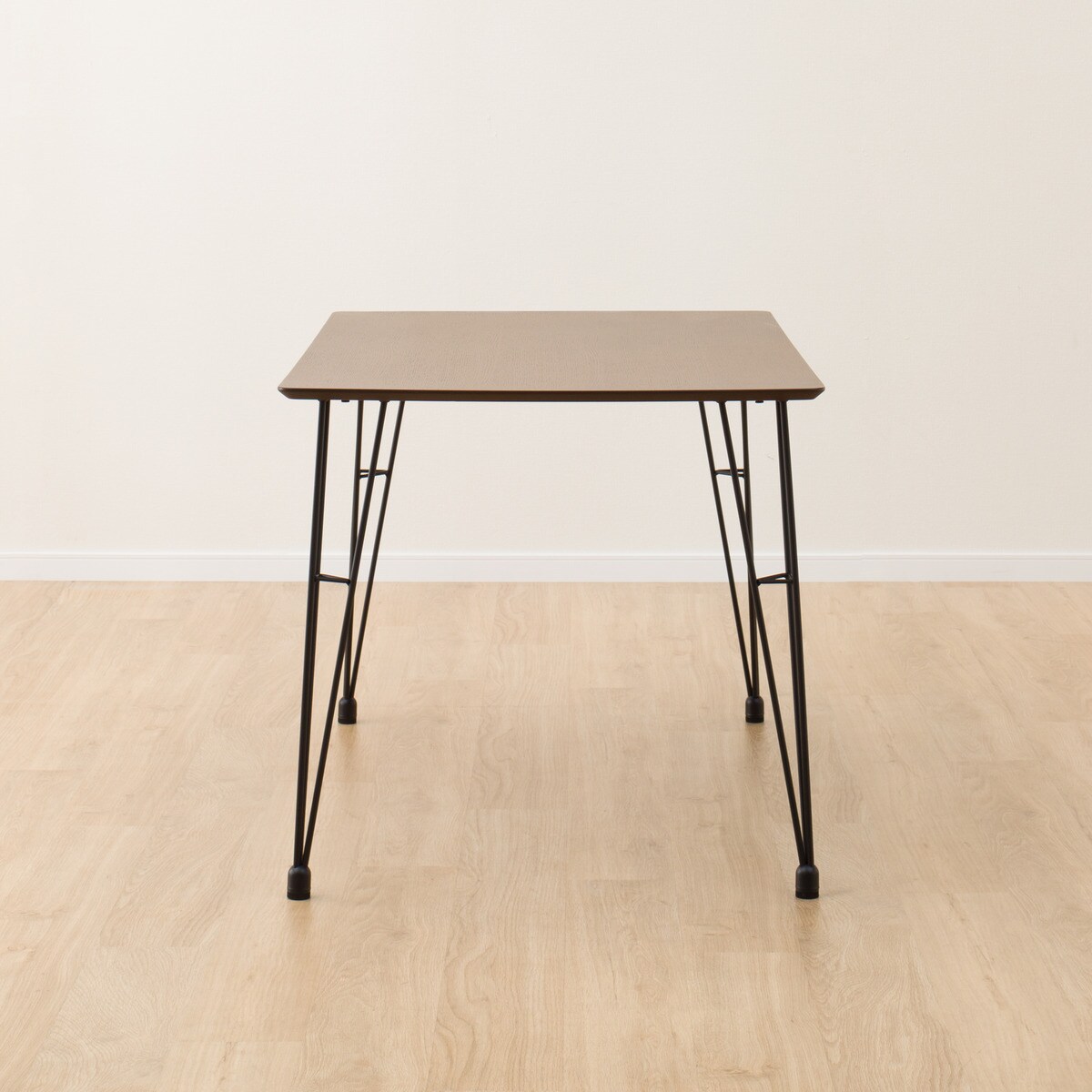 ダイニングテーブル5点セット(DTクーボ3-120MBRBK/DCクーボ3PVCWHSI